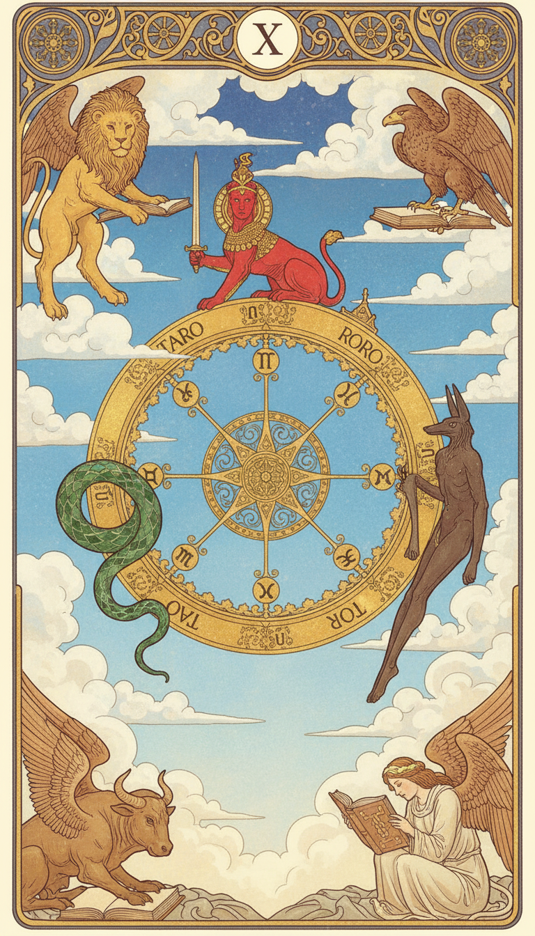 Wheel of Fortune tarot card